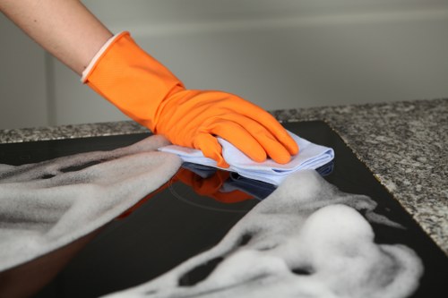 Professional after builders cleaning in a Fulham property