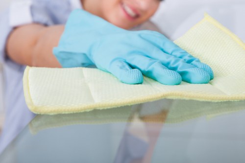 Upholstery cleaning process for a dining chair in Fulham