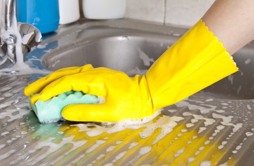 Detailed oven and appliance cleaning in a Fulham property